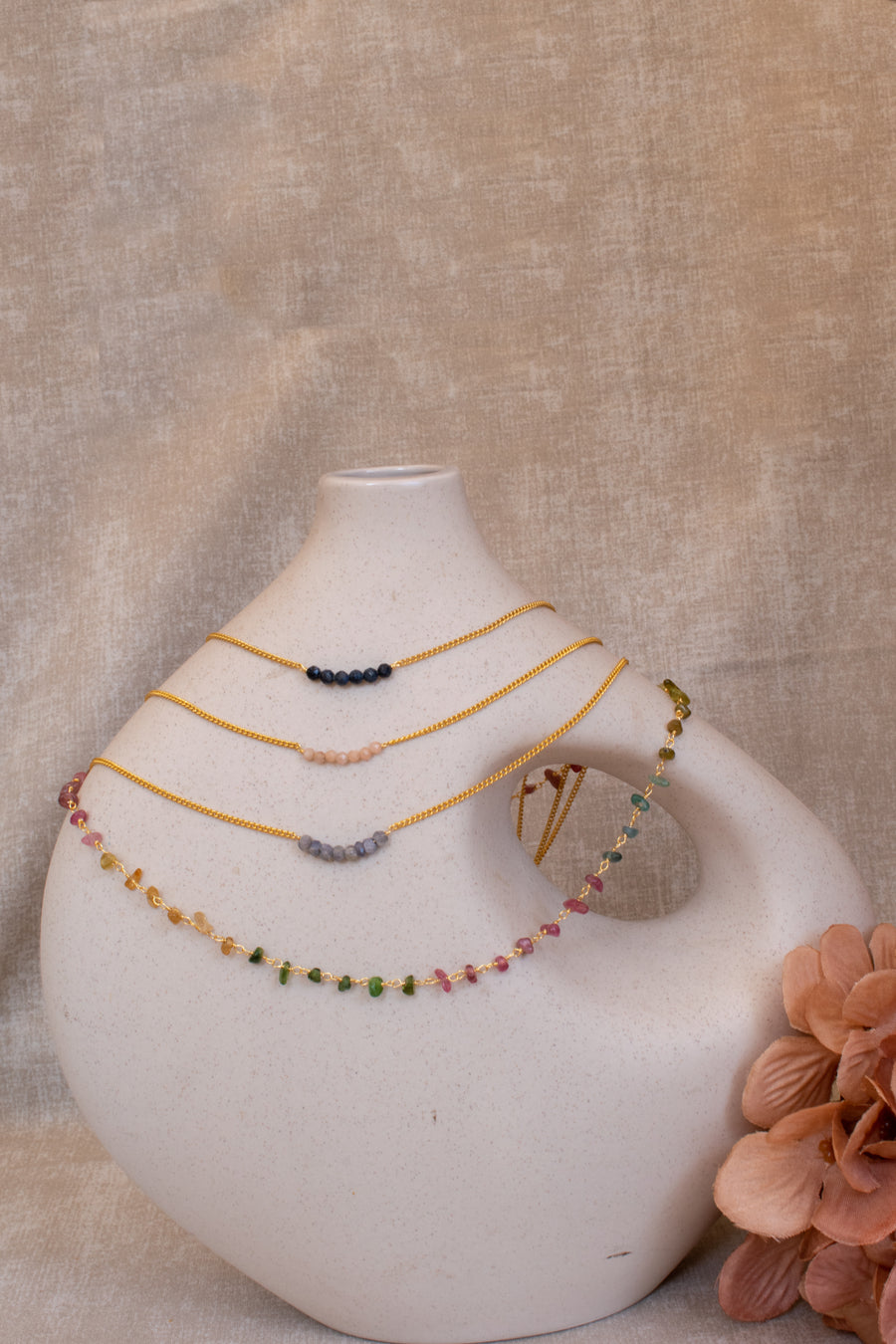 Collar con turmalinas