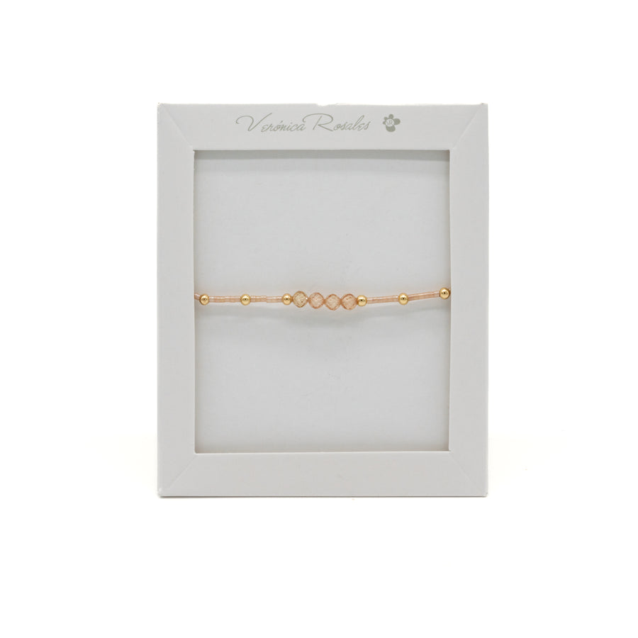 Pulsera de zirconias con bolitas