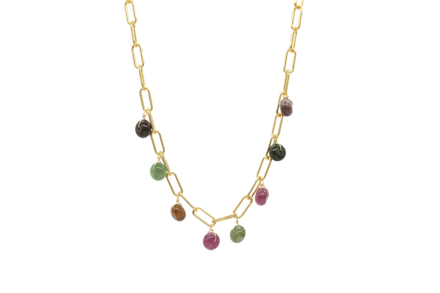 Collar turmalina jumbo