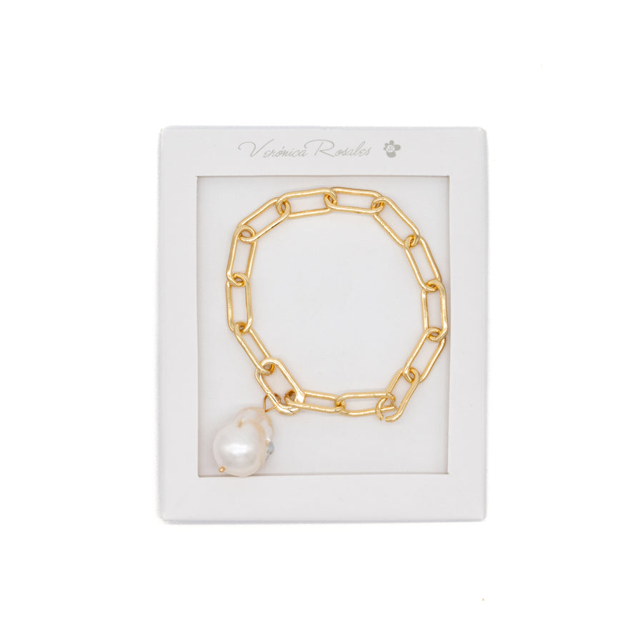 Pulsera con perla barroca