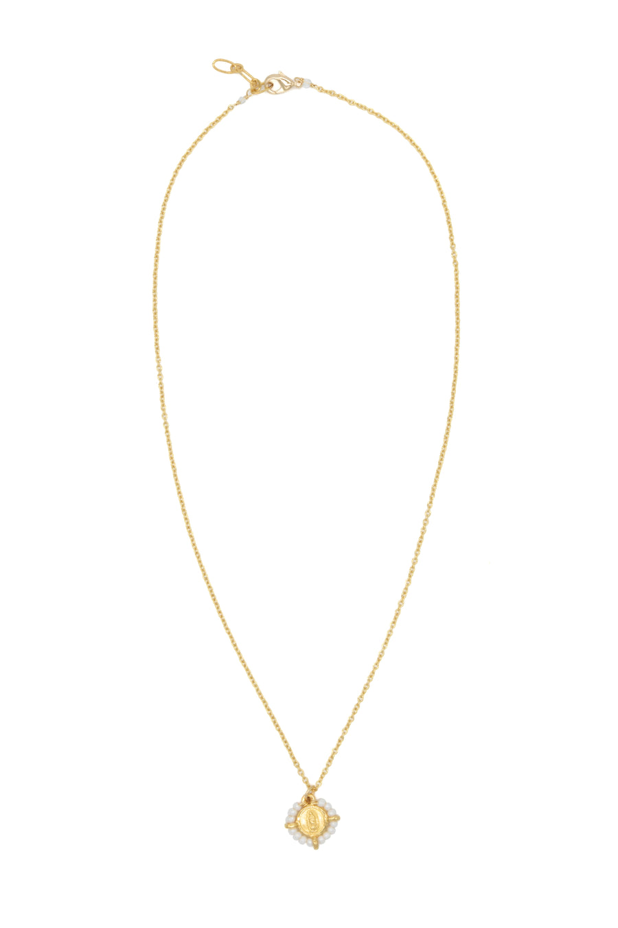 Collar de Virgen bordada