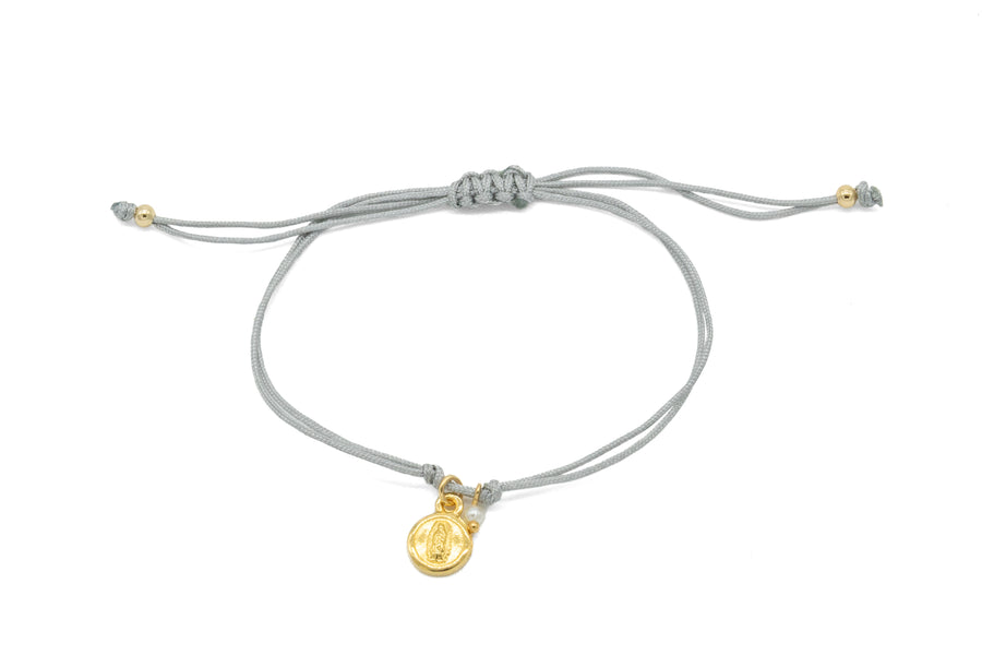 Pulsera de Virgen de Guadalupe y mini perla