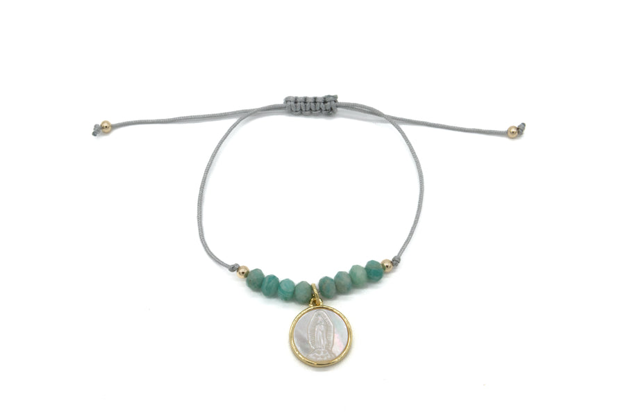Pulsera ajustable de Virgen de Guadalupe