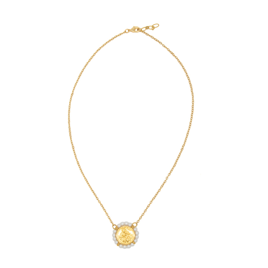 Collar con Escapulario bordado