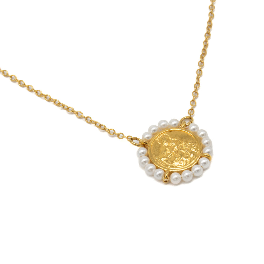 Collar con Escapulario bordado